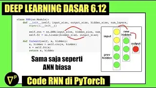 S6E12 | Cara code RNN di PyTorch | Deep Learning Basic