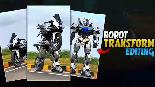 Instagram Trending Bike Robot Reel Editing | (PART 2) | Bike Into Robot | Bike Transformer Edit |
