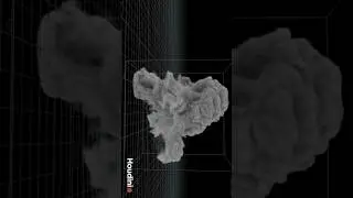 Houdini smoke simulation 