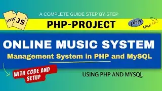 Online Music System Project with Source Code in PHP and MySQL || PHP PROJECT || 