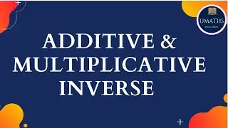 Additive and Multiplicative Inverse |Explanation with Examples| Rational Numbers | @umaths5809