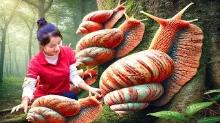 A 60-day journey of Catch snails,catching fish to sell at the market | Ella - Free Bushcraft