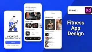 Fitness Mobile App Design