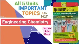 Engineering Chemistry (AKTU) Important Topics of All Units Important Questions 