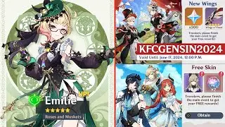 NEW UPDATE! EMILIE ANNOUNCEMENT, 4.8 BANNERS, NEW WINGS AND SKINS - Genshin Impact