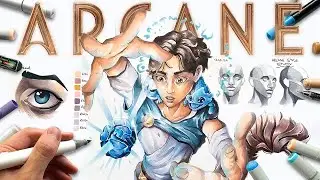 I Tried Recreating the ARCANE Art Style... 🎨💥 *350k special*