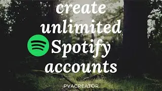 Create unlimited Spotify accounts with email