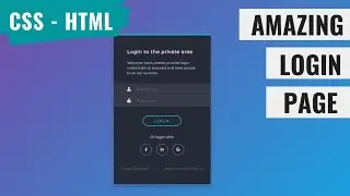 [ HTML | CSS ]  Amazing Login Page