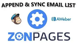 ZonPages - How To Append and Sync Your Email List to Mailchimp, aWeber