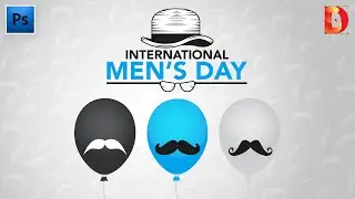 Men's Day Poster Design in Adobe Photoshop and Illustrator | Stuff Dude