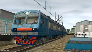 Москва Ярославская - Пушкино с эл-поездом №6006 в Trainz 12
