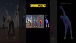 Sapiens Meta AI for Human Pose Estimation, Depth, Segmentation and Surface Reconstruction