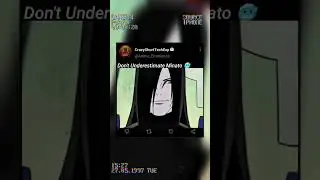 This Moment Don't Underestimate him Orochimaru 🥶 || 