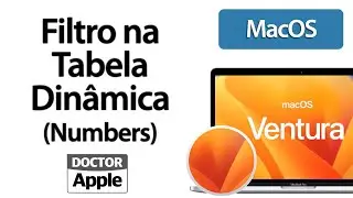Curso Apple Mac - Filtro na Tabela Dinâmica Numbers