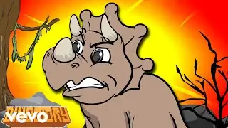 Howdytoons - Dinosaurs Walking Through the Desert