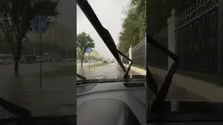 Потоп в районе парка Челюскинцев