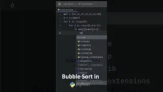 Bubble Sort in Python – Step-by-Step Explanation 