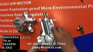 QMH050A Piston air motor working video