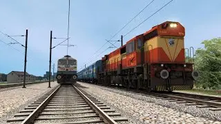 Train Journey With WDM3D Locomotive Indian Railways Train Simulator