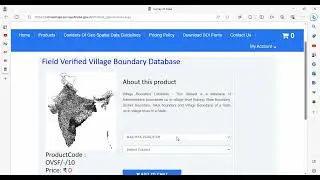 Download Village/ taluka/ district/ state boundaries from Survey of India in shapefile format