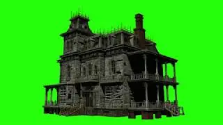 Green screen effect House