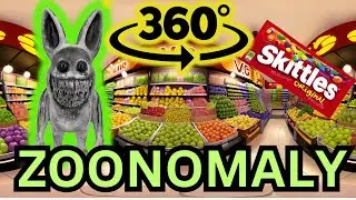 🎥 360 VR 4K: Zoonomaly Rabbit Takes Over Supermarket - Skittles Meme!