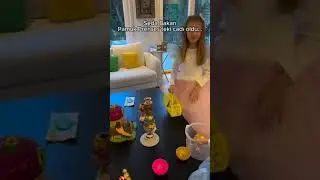 Seda Bakan kızları ve yeğeni ile Pamuk Prenses'in meşhur sahnesini canlandırdı. 
