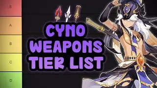 Cyno Weapons (Polearms) Tier List | Genshin Impact 3.1
