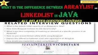 ArrayList vs LinkedList in Java | Java Interview QnA | Codefarm #javainterview