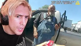 BODYCAM: PIPE BOMB blows up during routine traffic stop | xQc Reacts