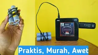 Kecil Cabe Rawit | Cara membuat baterai backup router STB Openwrt dari baterai bekas Laptop 18650