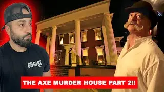 THE MAN THAT LIVES IN THE HAUNTED AXE MURDER HOUSE ALONE!! (TERRIFYING)