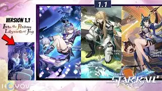 CONFIRMED!! Version 1.1 Banners Phase 1 and 2 and FREE NEW SILVER WOLF Light Cone - Honkai Star Rail