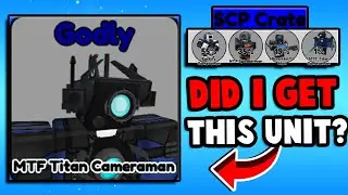 I Opened SCP Crates For NEW MTF TITAN CAMERAMAN...or not. (Skibi Tower Defense)