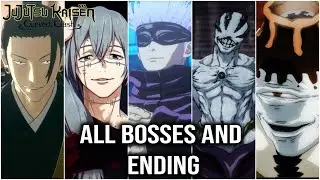 Jujutsu Kaisen: Cursed Clash All Boss Fights & Endings (4K60fps)