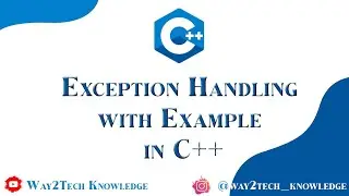 Exception Handling with example in C++ | try and catch in C++ | What is exception handling in C++ ?