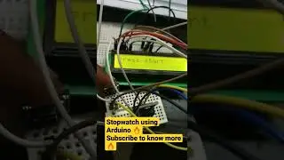 stopwatch using Arduino 🔥| how to make stopwatch using Arduino 