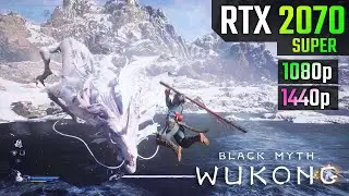 Black Myth: Wukong : RTX 2070 SUPER - 1080p vs 1440p (FSR)