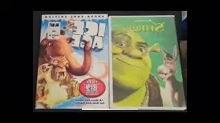 Shrek 2001 & Ice Age 2002 DVD 📀 USA 🇺🇸 Unboxing