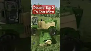 Double Tap To Fast Mow On FS22