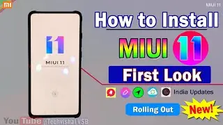 How to install MIUI 11 in any Xiaomi Devices No Root | MIUI 11 First Look | MIUI 11 Update Features