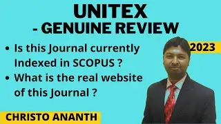Christo Ananth - Unitex - Trade Journal - 1043-7932 - Hans Z Bauer - APC - Scopus Review - English