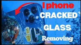 Cracked iPhone Back Glass Repair / How To Replace iPhone Back Glass