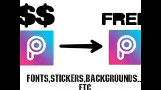 How to full unlock tools and all stickers,backgrounds,text, etc in free download