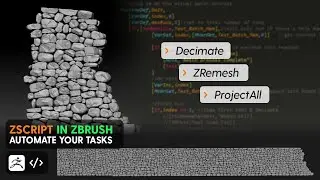 ZSCRIPT in Zbrush  | Automate tasks