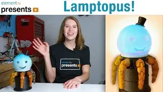 Lamptopus: The Spinning LED Desk Lamp!