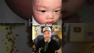 Little dude just had the BEST sleep 🤣