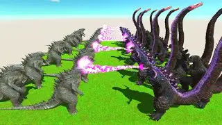 Godzilla Army 2014 VS All Godzilla - ARBS