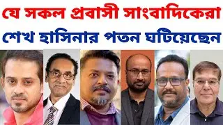 যেসকল প্রবাসী সাংবাদিকদের জন্য শেখ হাসিনার পতন হল | পিনাকী ভট্টাচার্য - সাংবাদিক ইলিয়াস হোসাইন