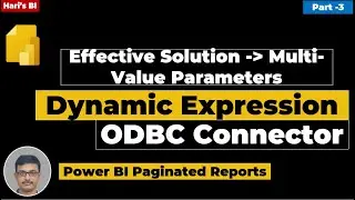 Dynamic Expression Dataset in Power BI Paginated Reports | Performance Booster with ODBC